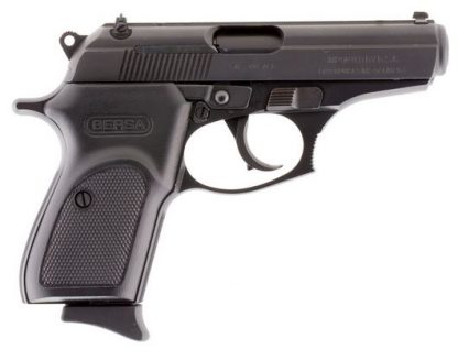 Bersa T380M8 Thunder Micro-Compact Frame 380 ACP 8+1, 3.50" Black Steel Barrel, Matte Black Serrated Steel Slide & Aluminum Frame