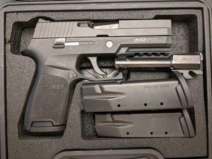 Sig Sauer P250 Compact .40 W/ns, 3-mags, Used .357 Sig Barrel