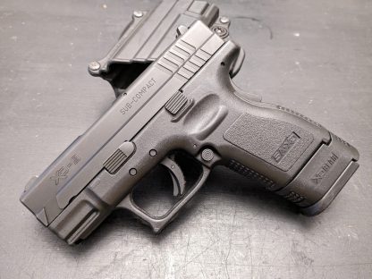 Springfield Armory XD9801 XD Sub-Compact 9mm Luger 10+1, 3" Black Melonite Steel Barrel & Serrated Slide, Black Polymer Frame w/Picatinny Rail, Black Polymer Grip