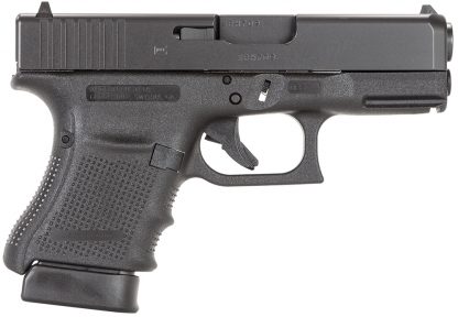 Glock PG3050201 G30 Gen4 Sub-Compact 45 ACP 10+1 3.78" Black Polygonal Rifled Barrel, Matte Black Serrated Slide, Black Polymer Frame w/Picatinny Rail, Black Textured Finger Grooved w/Interchangeable Backstrap Grip, Right Hand