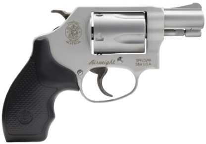 Smith & Wesson 163050 Model 637 Airweight 38 S&W Spl +P 5 Shot 1.88" Stainless Steel Barrel/Cylinder, Matte Silver Aluminum Alloy J-Frame, Integral Front Sight, Internal Lock