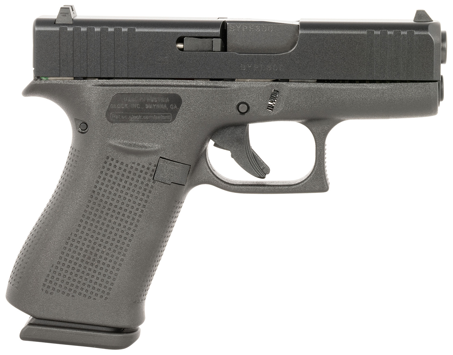 Glock PX4350201 G43X Slim Sub-Compact 9mm Luger 10+1 3.41″ Black GMB ...